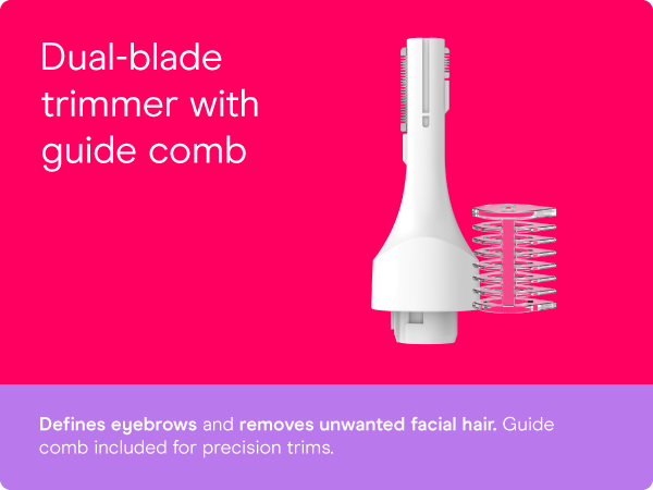 Conair girlbomb shaver trimmer nose facial hair women ladies ear portable light brow rechargeable