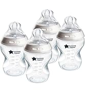 Tommee Tippee Natural Start Anti-Colic BPA Free Baby Bottles, 9oz, Slow-Flow Breast-Like Nipple f...