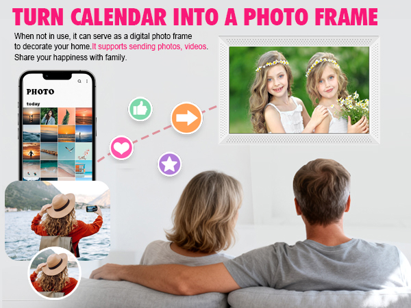 smart calendar digital wall touch screen