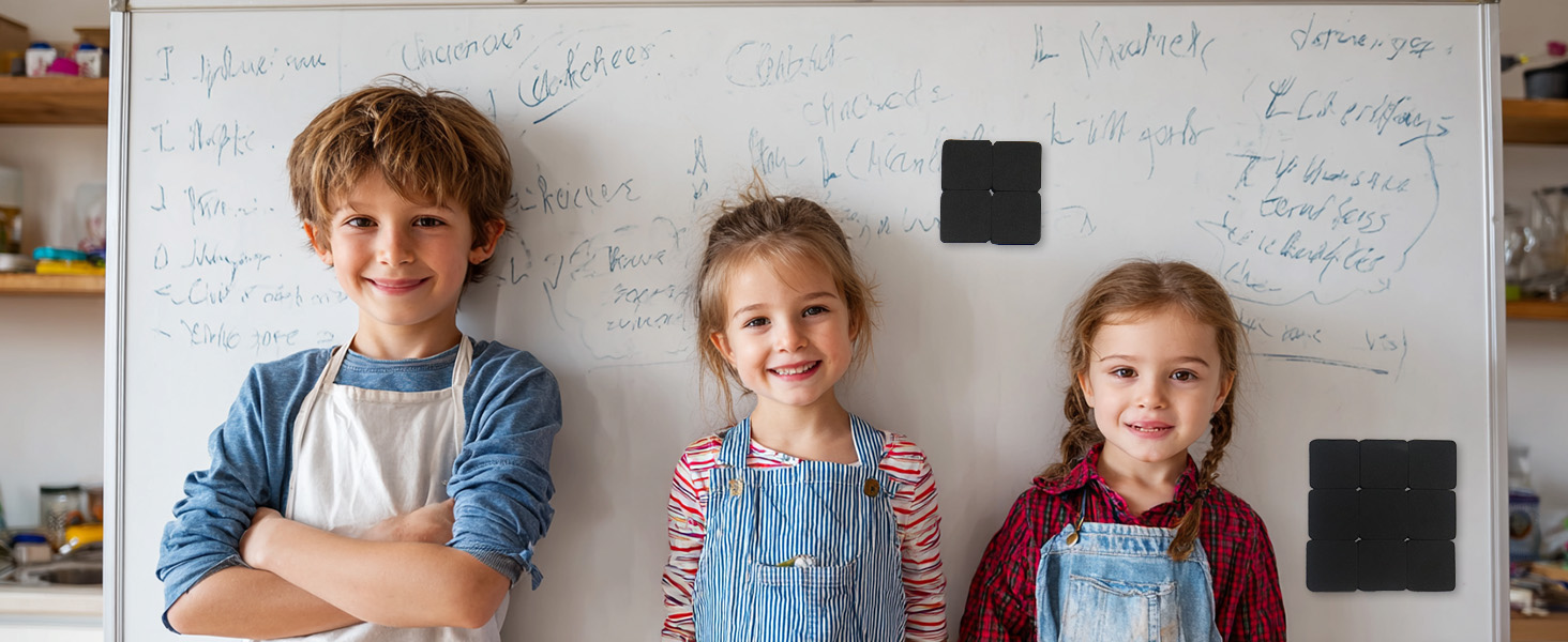 dry erase erasers black