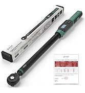 VCAN ACTIVE 1/2 Torque Wrench Digital (12.5-250.7 Ft-lbs/17-340 Nm)±2% High accuracy Digital Torq...