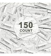 150 Pack Dental Floss Picks Individually Wrapped, Floss Single Bag, Travel Dental Floss, Unflavor...