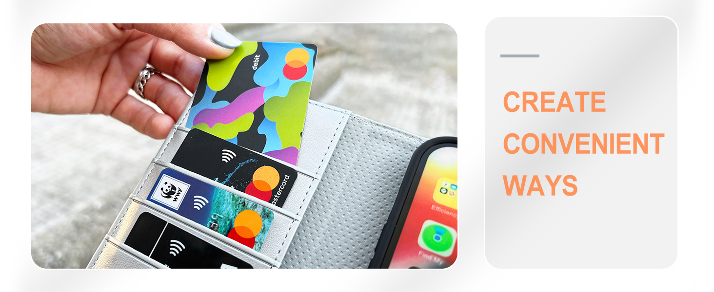 TUCCH Case for iPhone 14 Pro Max Wallet Case