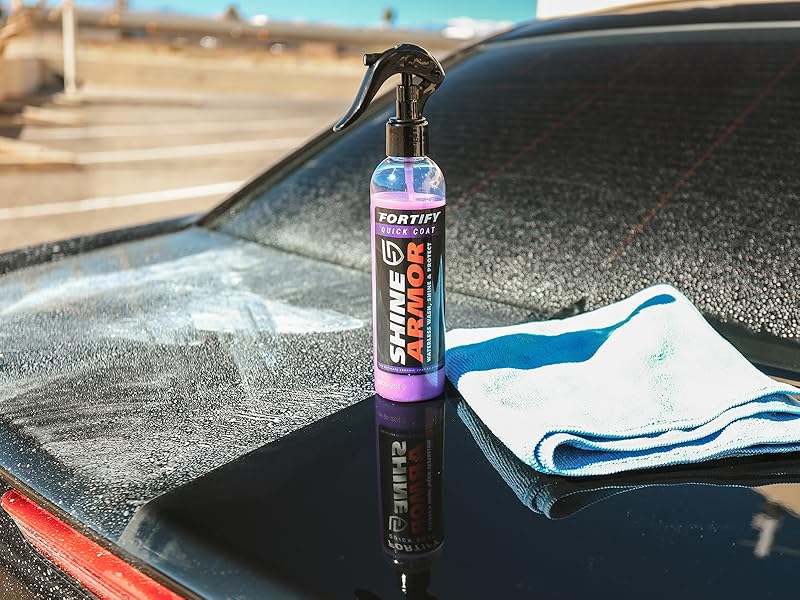 Clean hood with Fortify Quick Coat
