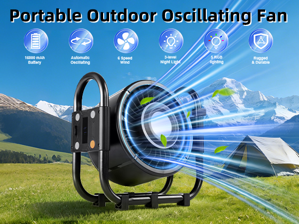 Portable Outdoor Oscillating Fan