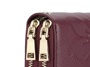 leather wallet women