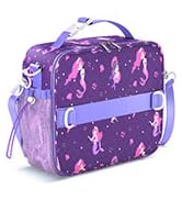 YOLAY Kids Double Insulated Lunch Bag for Girls Boys - Durable Spacious With Zippered Pocket, Adj...