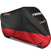 Favoto Motorcycle Cover Waterproof Outdoor - 96.5 inches Length All Season Universal Weather Rain...