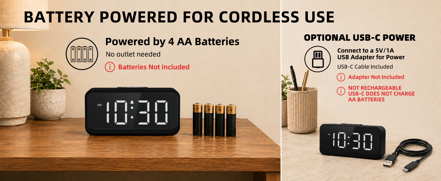 Battery Powered for Everyday Use