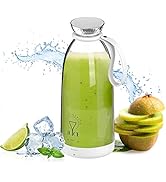OTPEIR Portable Blender, 2400mAh Personal Size Blender with 6 Blades Type-C Rechargeable Juice Bl...