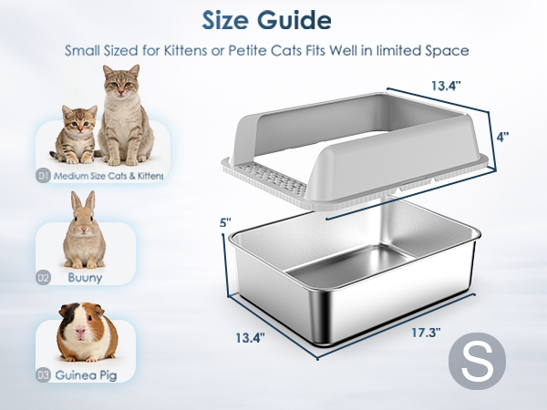 metal litter box