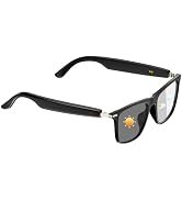 HAIXINDA Bluetooth Audio Smart Glasses for Women & Men, Bluetooth Glasses with Color-Change Lens,...