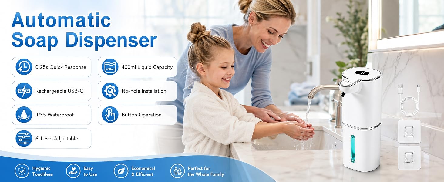 Automatic Foaming Soap Dispenser Touchless