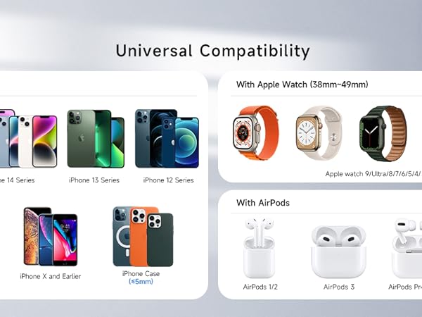 apple watch and airpods charger