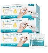 Winner Alcohol Wipes | 600 Count Alcohol Prep Pads Individually Wrapped, 4 Ply Alcohol Pads, 70% ...