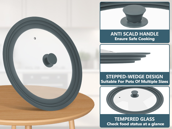 Silicone pot lid