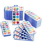 Shuttle Art 12 Colors Watercolor Paint Set Bulk, Pack of 30, Watercolor Paint Set with Paint Brus...