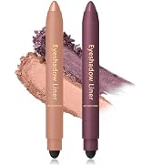 rexibuz Shadow Liner 2-in-1 Eyeliner Eyeshadow, Shadow Liner Duo Plum, Eyeliner + Eyeshadow, Wate...