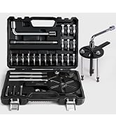 DISEN Bearing Puller, 35-Pack Bearing Puller Kit, 35-in-1 Bearing Separator Come with Wrench, Bli...