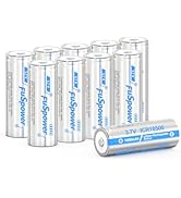 18500 Rechargeable Li-ion Battery Fuspower Solar Light Batteries 3.7v 1400mAh Rechargeable Lithiu...