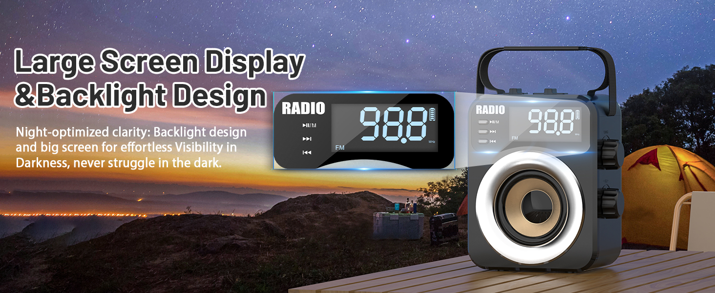 Radio Portable AM FM WB SW