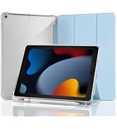 Ruizextech Case for iPad 9/8/7 Gen 10.2 inch 2021/2020/2019 with Pencil Holder, Slim Protective C...