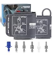Full-Size Blood Pressure Replacement Cuffs - 5.9-9.5 & 9-21 Inches, Fit Small Medium Large XL XLa...