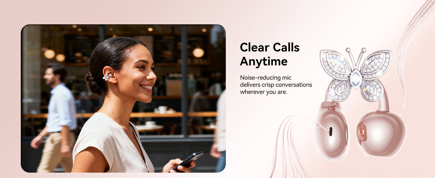 clip on ear buds wireless bluetooth earbuds