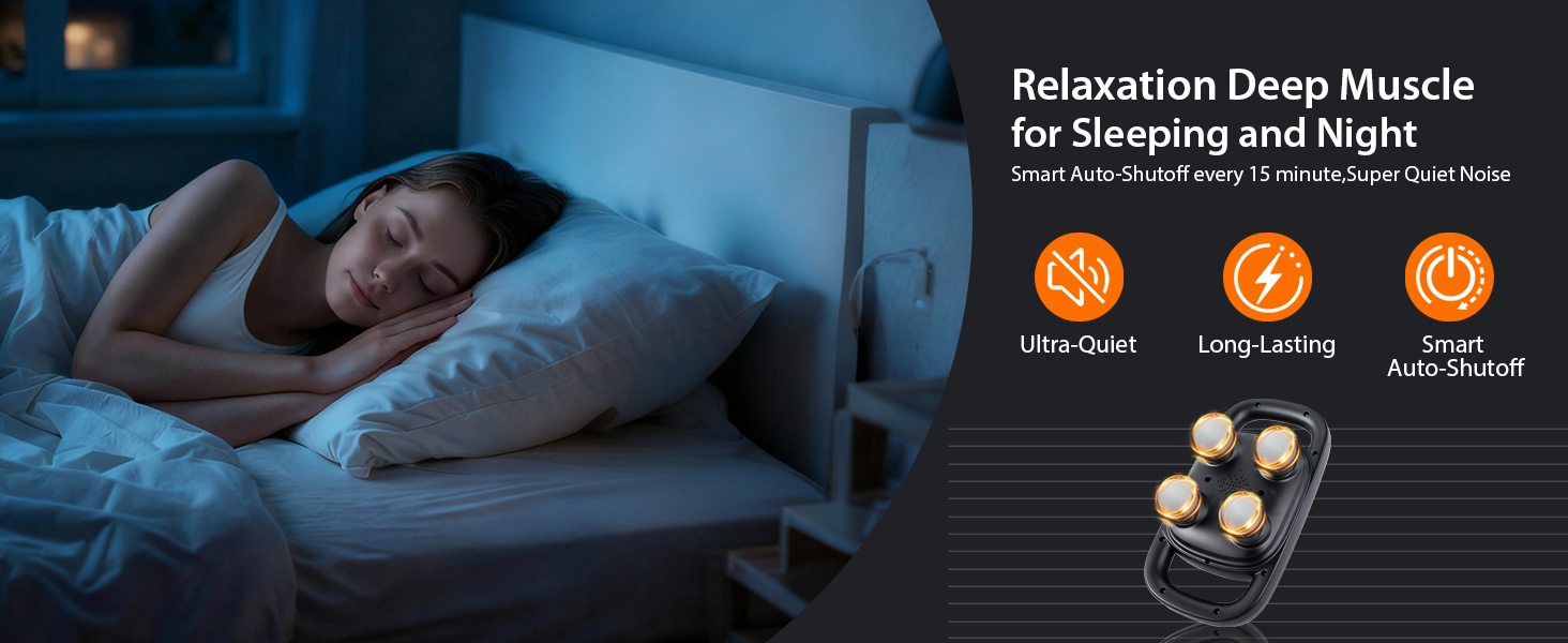 Massage Gun, Deep Tissue Massager Gun,Back Massager,Shoulder Massager,Neck Massager