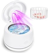 Ultrasonic Retainer Cleaner Machine, 45kHz Cleaner, Denture Cleaner, Mouth Guard Cleaner for Alig...