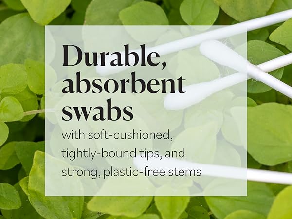 Sky Organics Organic Cotton Swabs are durable and absorbent