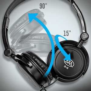 AxcessAbles SH-49 Over-Ear Studio Headphones wired