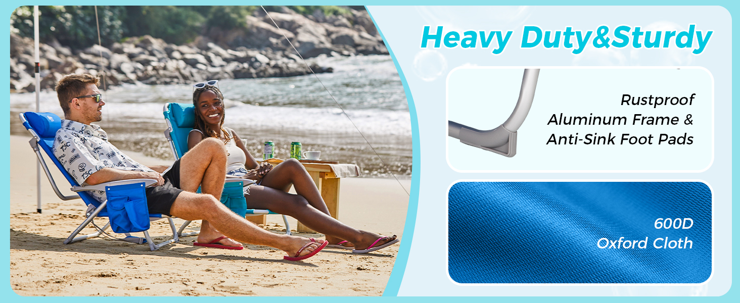 WEJOY Folding Beach Chair for Adults