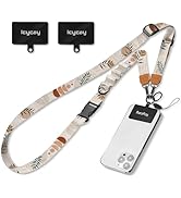 Icycay Phone Lanyard Crossbody, Cell Phone Lanyard for Around The Neck Adjustable Phone Strap, Cu...