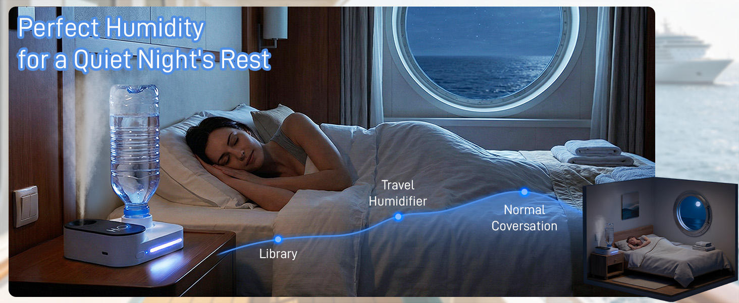 cruise humidifier travel humidifier for cruise portable humidifier water bottle humidifier