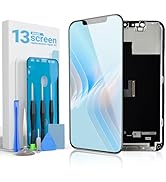 GULEEK Screen Replacement for iPhone 13, 6.1 Inch Full HD LCD with Touch Digitizer Complete Repai...
