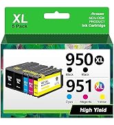 Acaves 950XL 951XL Combo Replacement for HP Ink cartridges Pack Compatible Officejet Pro 8600 Car...
