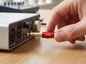 3.5mm to 1/4 Stereo Audio Adapter, 3.5mm to 1/4 (6.35mm) Headphone Adapter