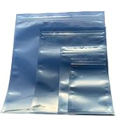 Daarcin 40pcs 4 Sizes Anti Static Resealable Bags 8.26x9.45(21x24cm) with Labels for Hard Drive H...