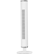COWSAR Tower Fan for Indoors with 6 Speeds, 4 Modes, 24H Timer, Standing Fans, Bladeless Fan with...