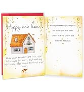 MOROLURU New Home Card, Funny Housewarming Card Gifts for Women Men, Congratulations on Having a ...