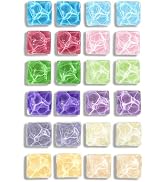 Qualsen Fridge Magnets, 24 Pcs Refrigerator Magnets, Strong Magnets for Whiteboard, Small Magnets...