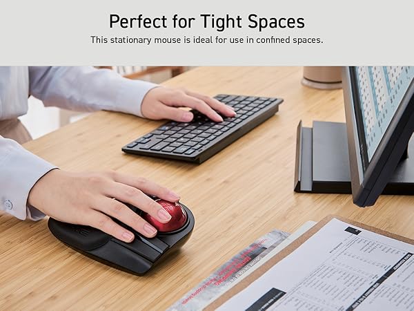 Huge Trackball Tight Spaces