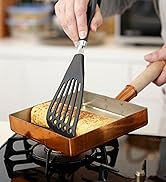 Seki Japan Left Handed Nylon Egg Spatula Fish Spatula Cookware - Slotted Turner Egg Flipper Utens...