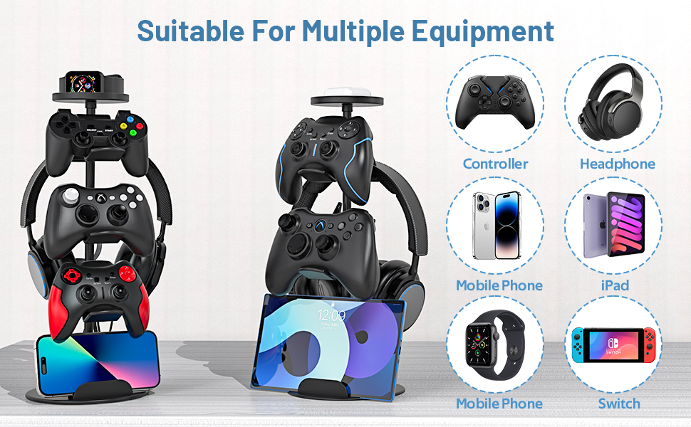Nintendo Switch game controller holder PS4 PS5 Xbox Headphone Adjustable Gaming Devices accessories