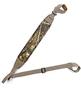 HUNTPAL Non-Swivel Gun Sling Slip On Shotgun Sling No Need Drill Rifle Sling with Thumb Loop, Uni...