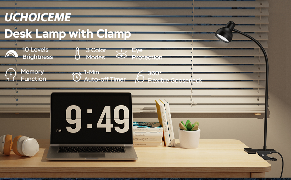 Clip on Lamp USB Reading Light