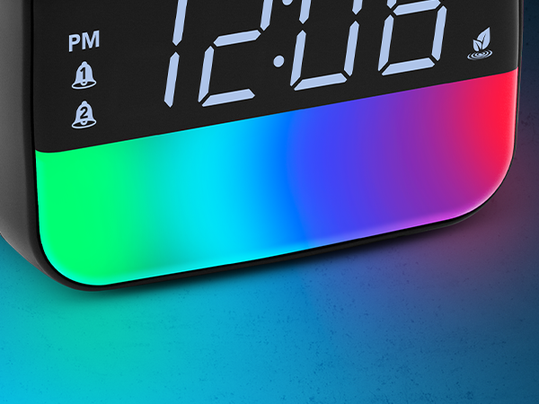 RGB night light, offering nine color options to match your mood or décor