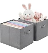 ShellKingdom Storage Bins, Foldable Fabric Storage Cube, 13X15X13 INCH | Cloth Storage Organizer ...