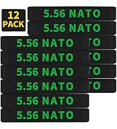 12 Pack Miaozhun 5.56 NATO Magazine Marking Bands 5.56 Magazine Caliber Identification